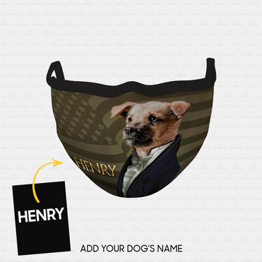 Personalized Dog Gift Idea - Royal Dog's Portrait 6 For Dog Lovers - Cloth Mask